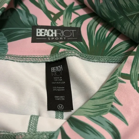 BEACH RIOT Piper Legging in Pink Palm size Medium - Picture 3 of 4